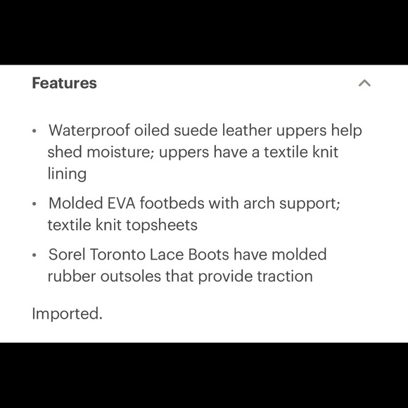 Sorel Toronto Waterproof Leather Suede Lace Up Wedge Snow Winter Boots 7.5 black - Picture 14 of 14